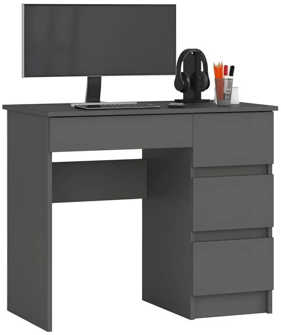 Masa de birou Akord A-7 90 Right Graphite Gray