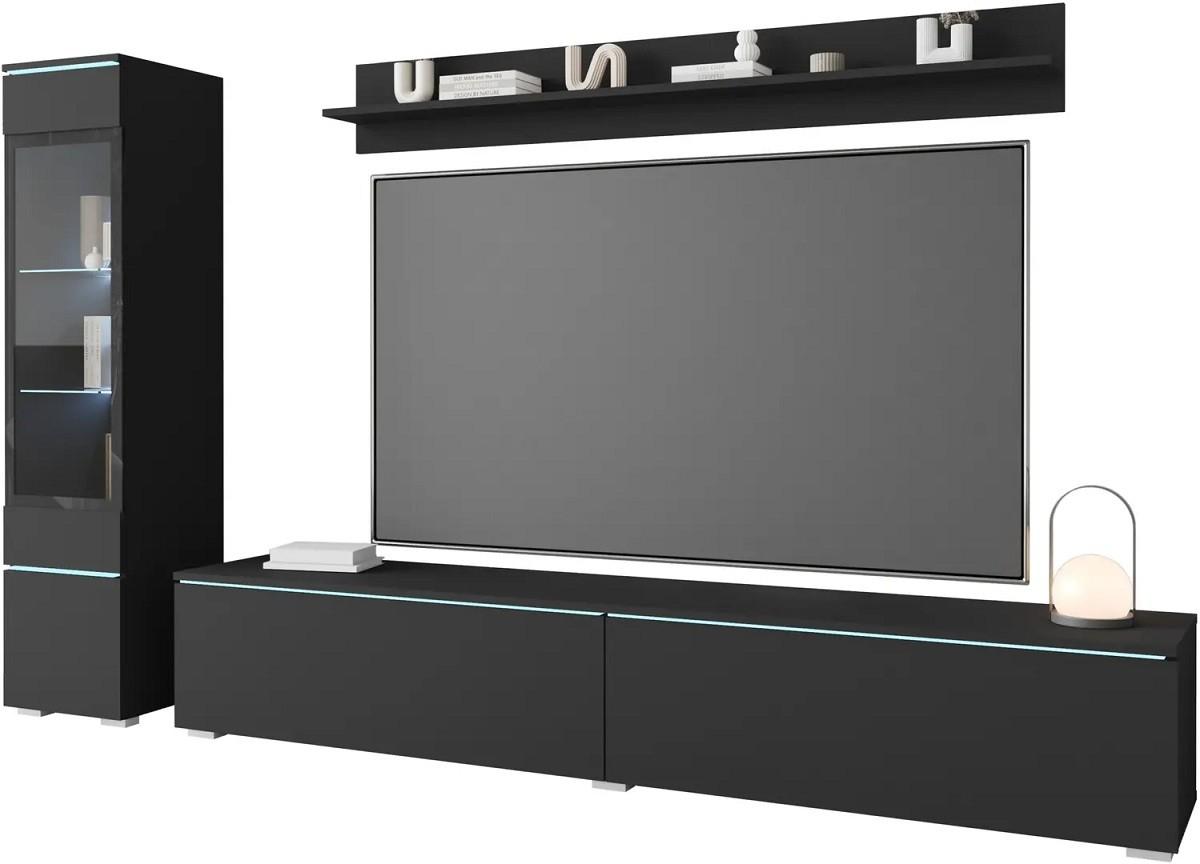 Living Bratex Vera I Grafit negru