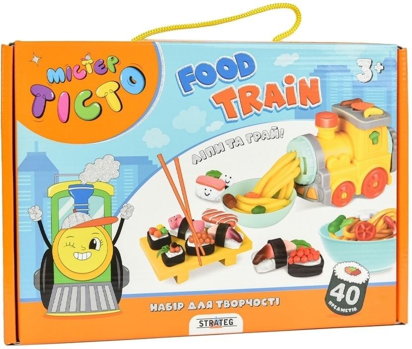 Set de jucarii Strateg Mister Aluat: Food Train (57995)
