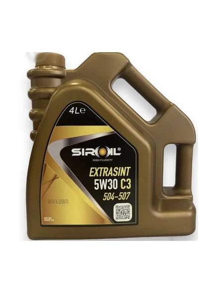 Моторное масло Siroil 5W30 C3 4l EXTRASINT VW504-507