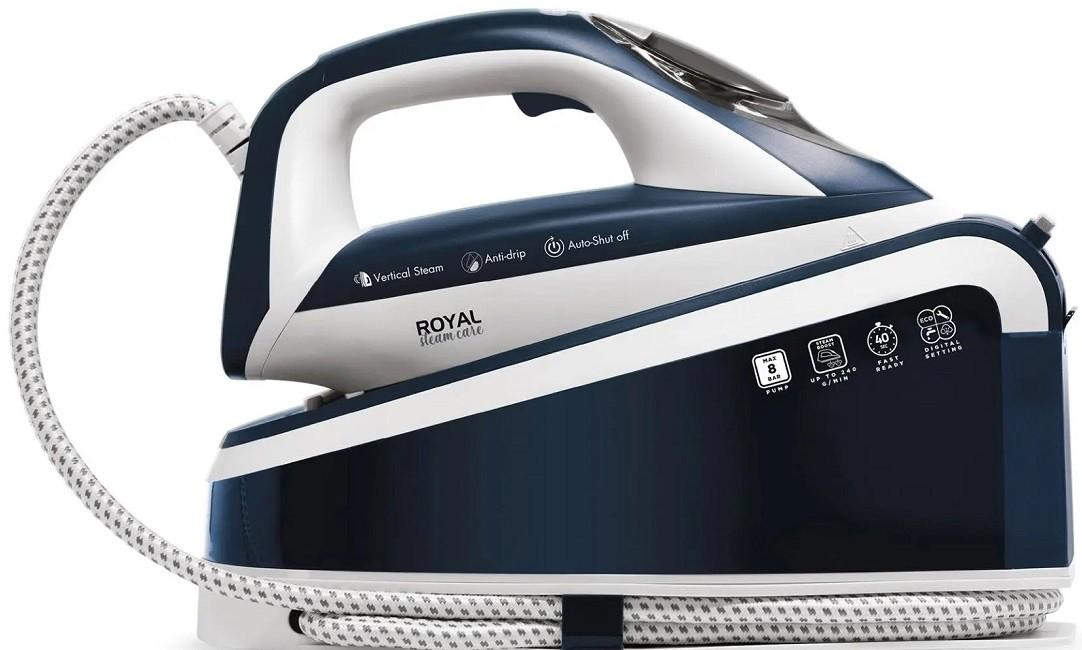 Утюг с парогенератором Альбатрос Royal Steam Care Blue/White