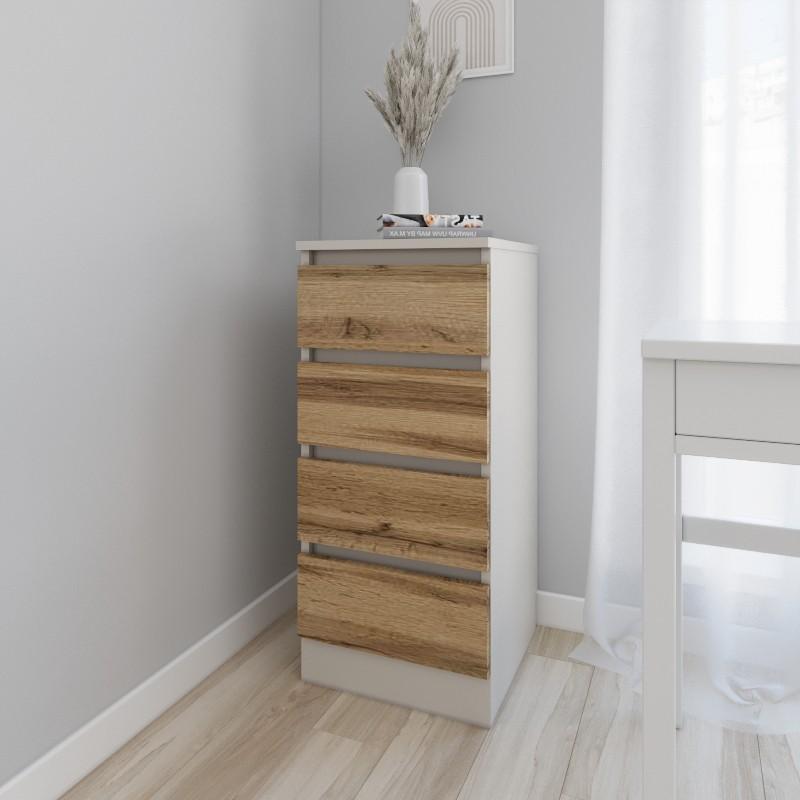 Comoda Smartex Т1 50 cm Cașmir / Stejar Închis
