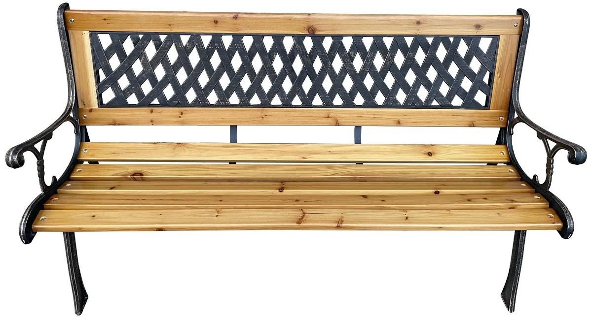 Banca gradina Akord Mirt 125cm Natural/Black