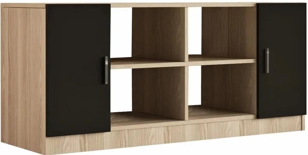Стеллаж Mirage Design Vario VO6-OB Дуб (Бежевый)/Черный Ларекс