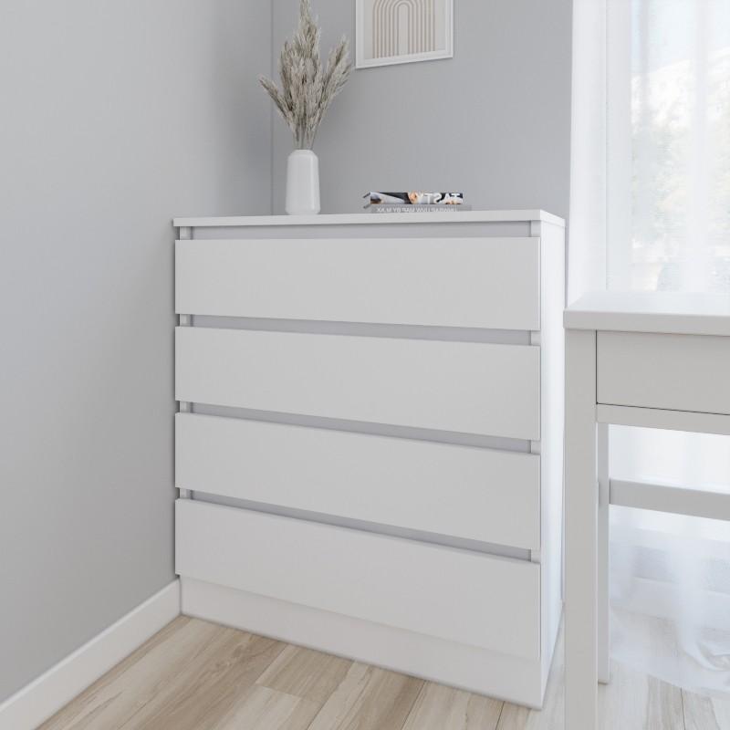 Comoda Smartex Т1 90 cm Alb