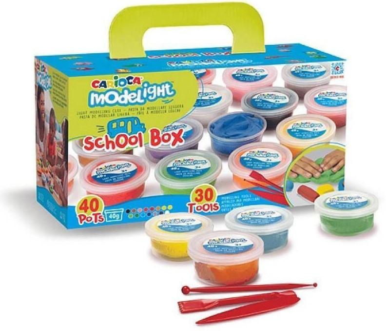 Set de jucarii CARIOCA Modelight School Box 40