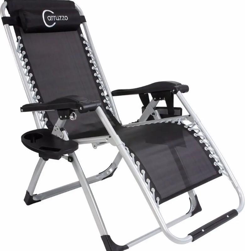 Шезлонг Carruzo Premium L66Z2 Black