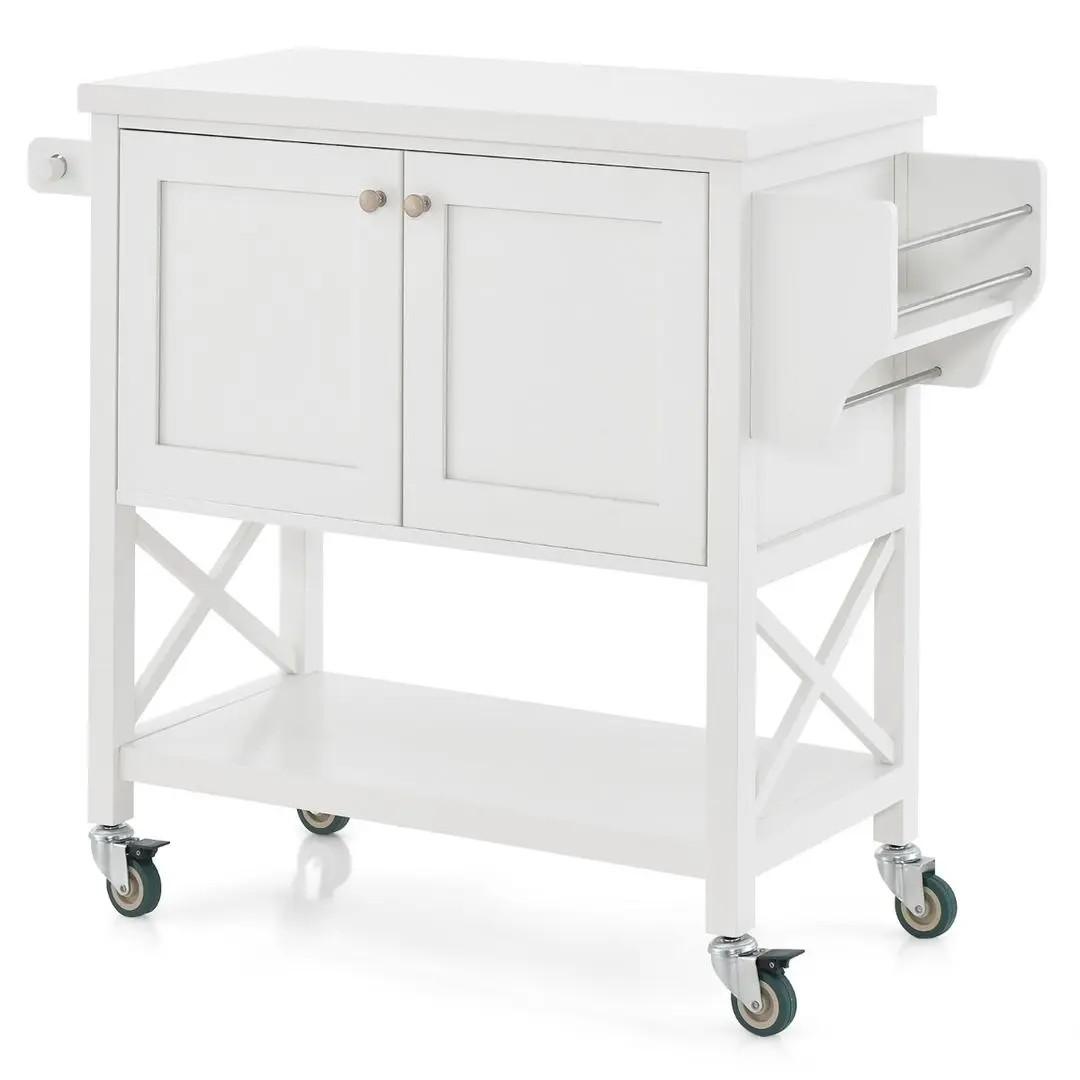 Masa pentru pat Costway KC55695WH