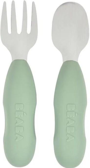 Набор столовых приборов Beaba Sage Green (B913580)