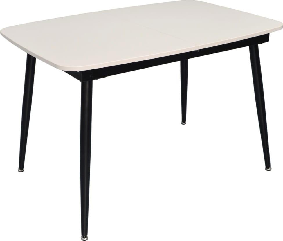 Стол Evelin DT-532R B Белый / Черный