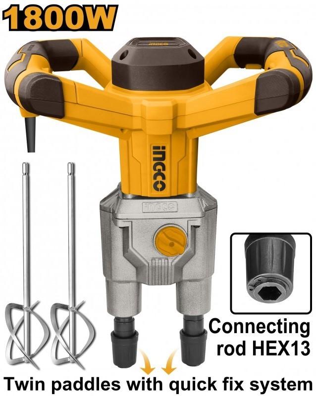 Миксер строительный INGCO MX218008