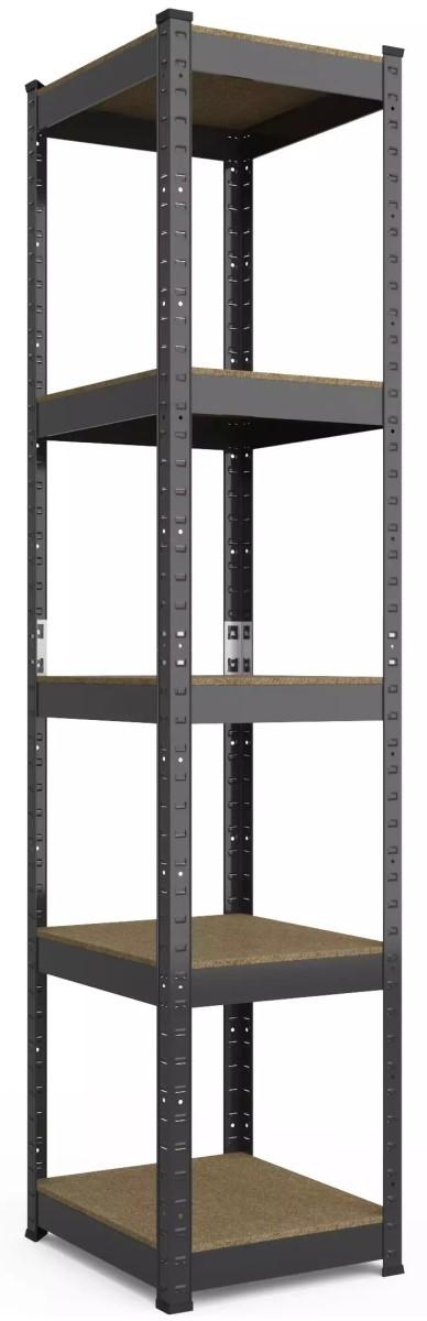 Rafturi pentru depozitare Nex Budget 1800x400x400 mm Antracit (Gri)