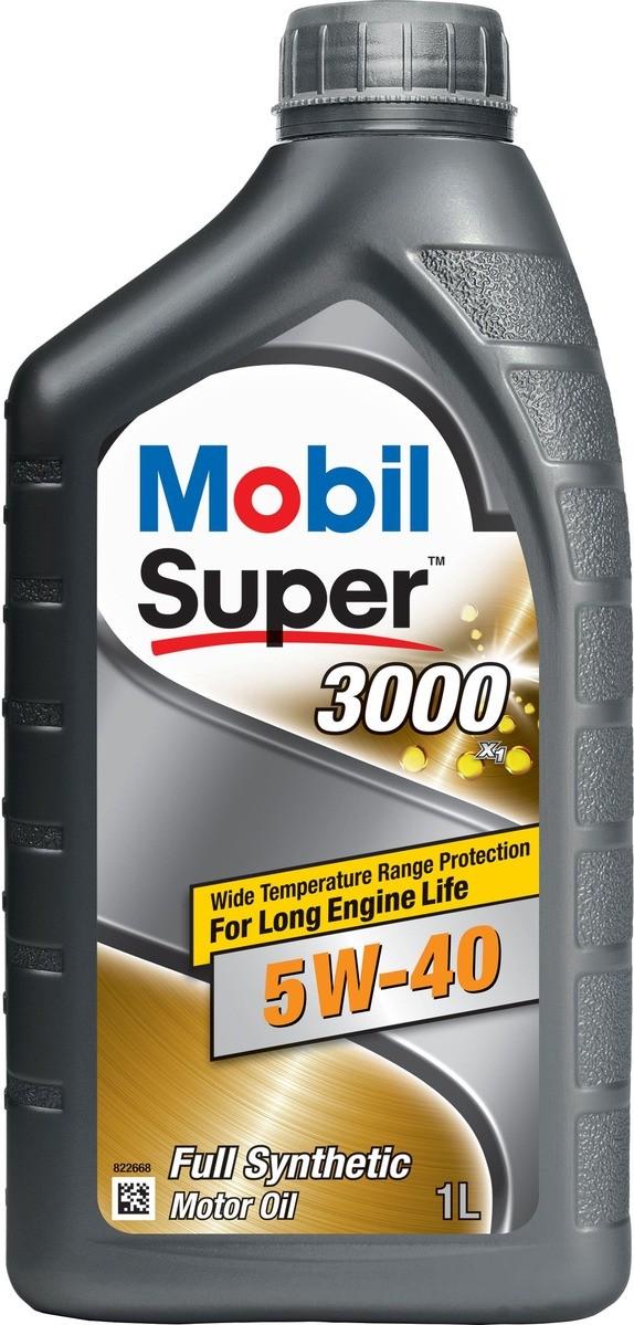 Моторное масло Mobil Super 3000 X1 5W-40 1л