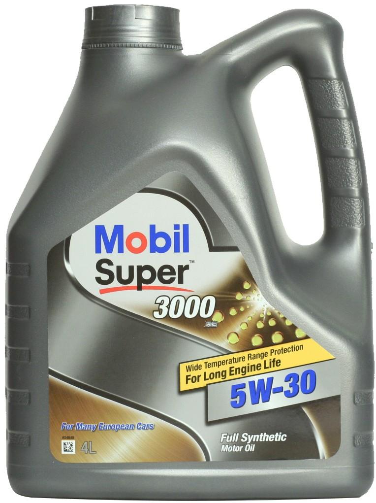 Моторное масло Mobil Super 3000 XE 5W-30 4л