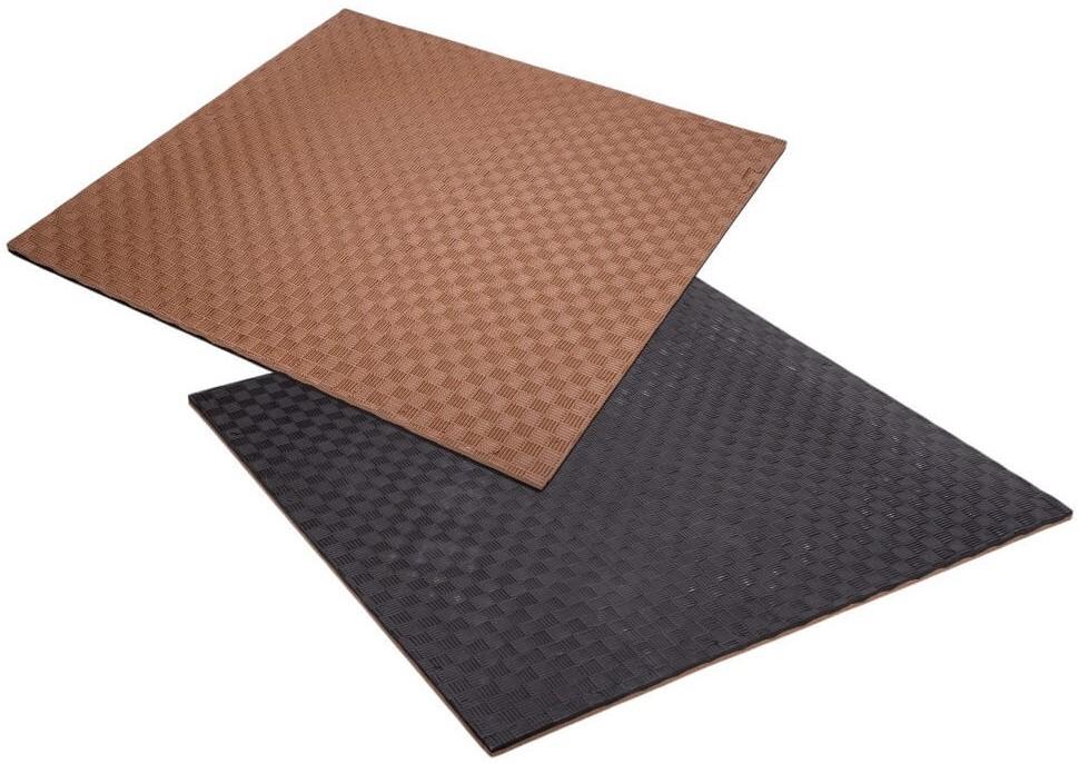 Спортивный мат VLM Puzzle 1x1 m Black/Brown