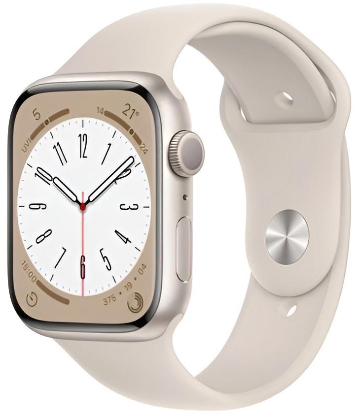 Умные часы Apple Watch Series 8 GPS 45mm Starlight