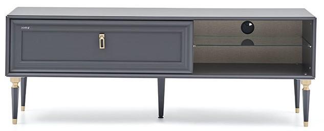 Тумба под телевизор Dogtas LORENTA 150cm Антрацит (Серый)