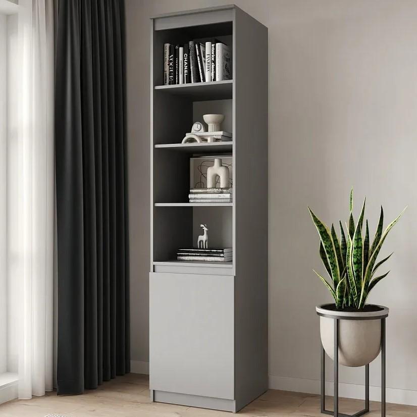Шкаф пенал MBS Neo 1Д (50x50x210 см) Серый