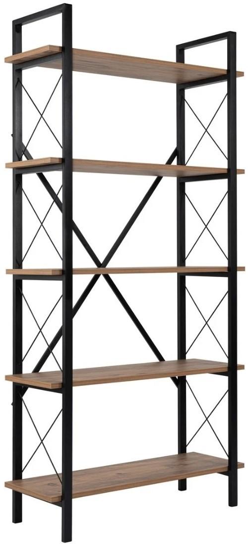 Etajera Hanah Home Elysian Atlantic Pine Black