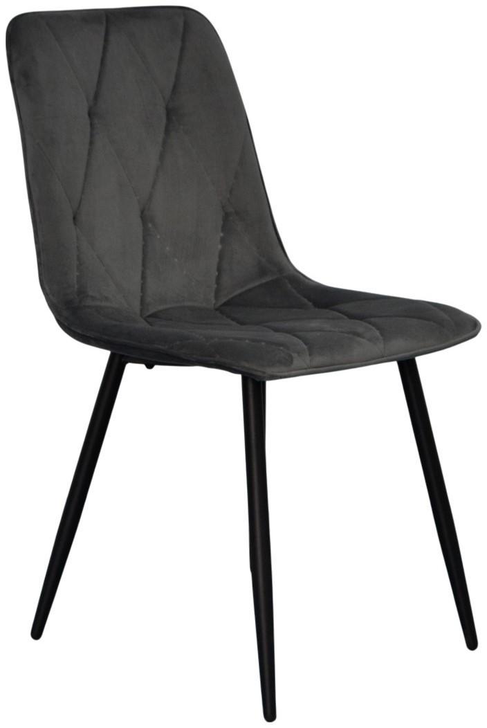 Стул Evelin YTC-080B (BLUVEL-14) Dark Grey