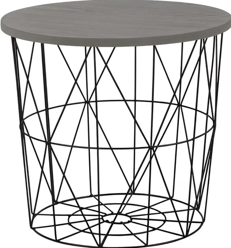 Masuta de cafea, reviste Halmar Mariffa Gray/Black