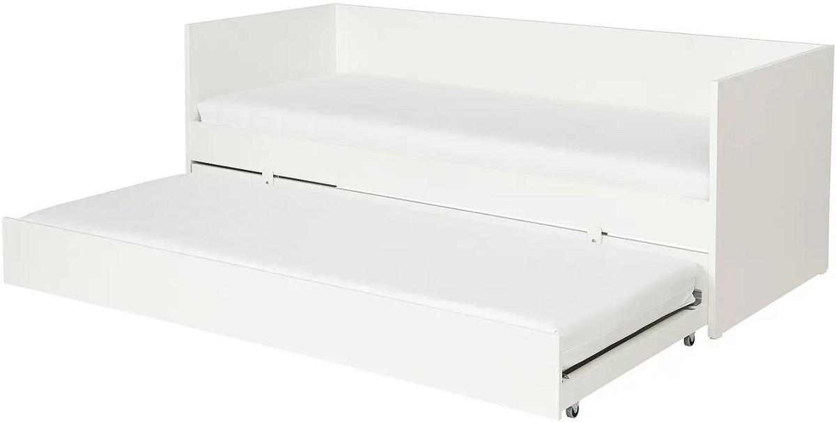Детская кровать IKEA Vihals/Afjall 2 матраса 80x200 Белый