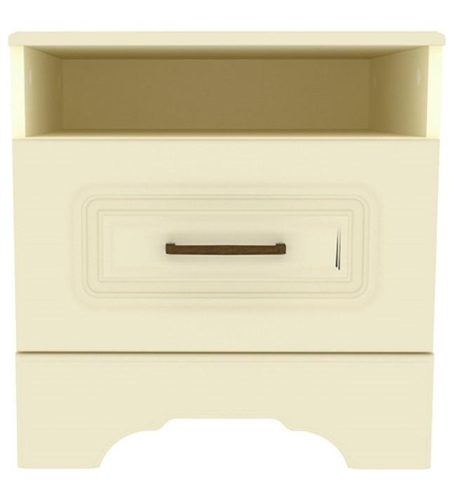 Noptiera de lux Yasen Boston Vanilie/Vanilie Supermat