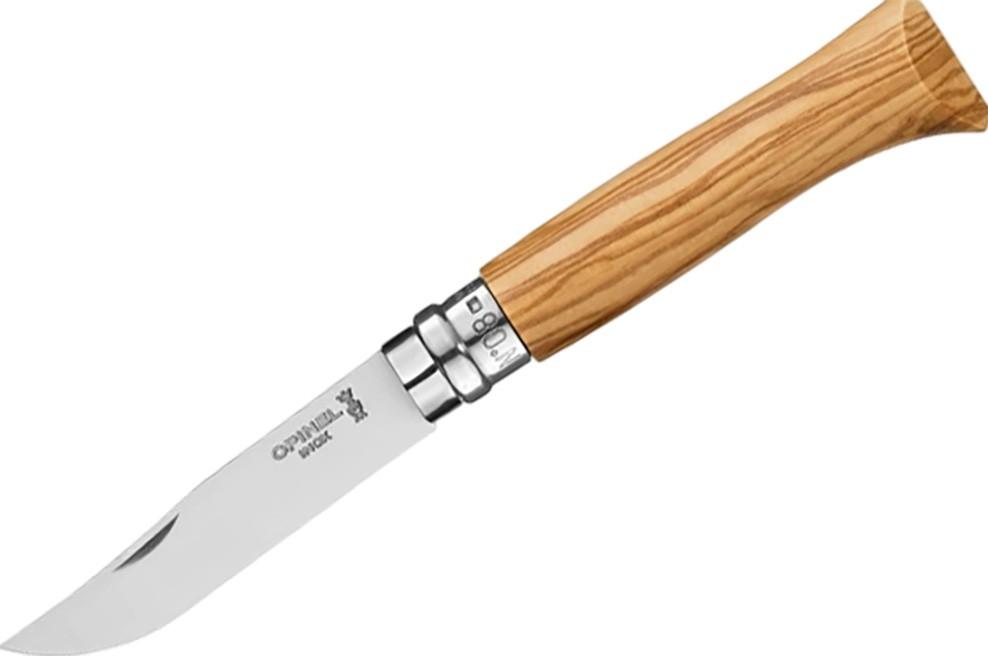 Нож Opinel Stainless Steel Olive wood Nr 8