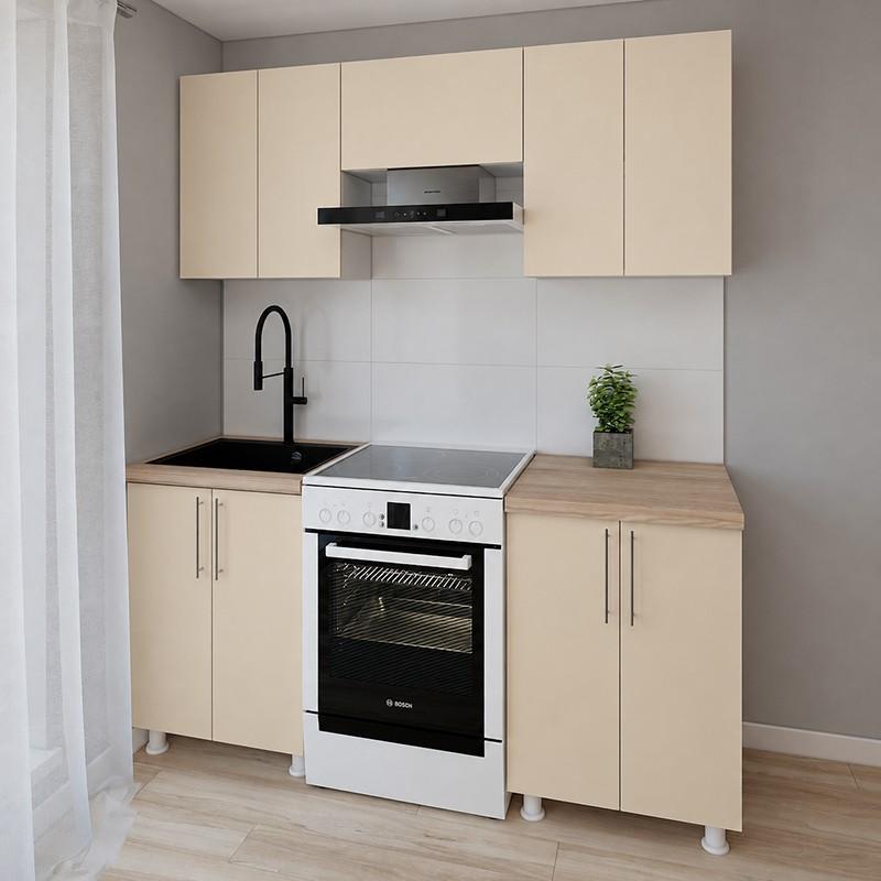 Set mobila bucatarie Smartex K1 180 cm Ivory