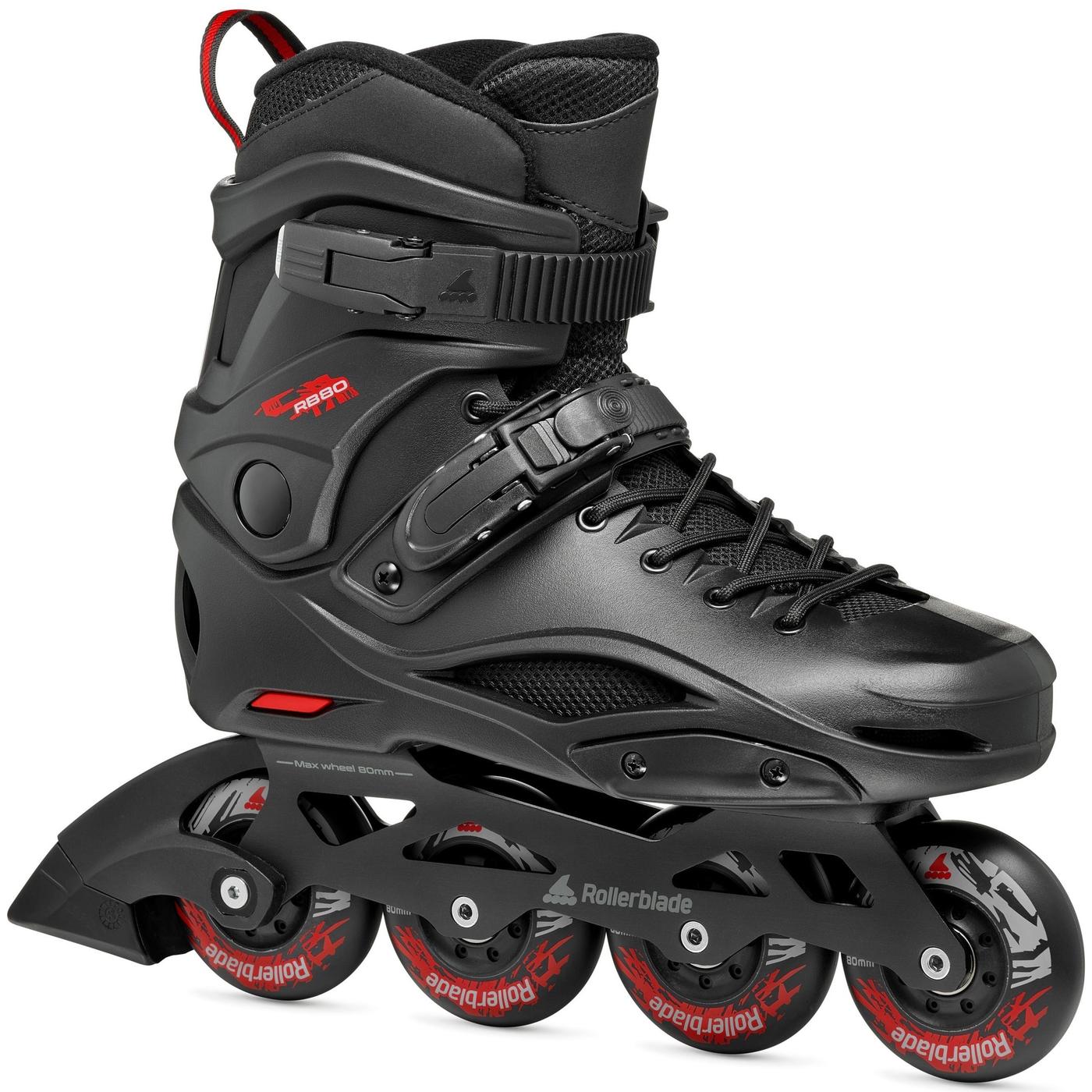 Роликовые коньки Rollerblade  RB 80 size 43 Nero/Rosso