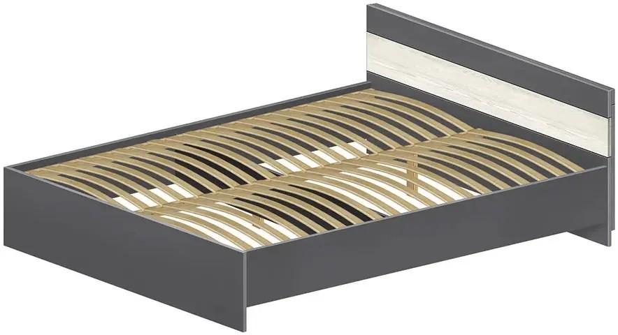 Pat Modern Komfi 160x200 Gri/Stejar Craft Alb