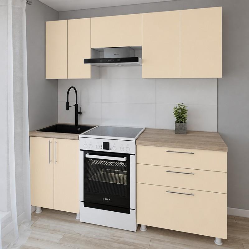 Set mobila bucatarie Smartex K2 200 cm Ivory