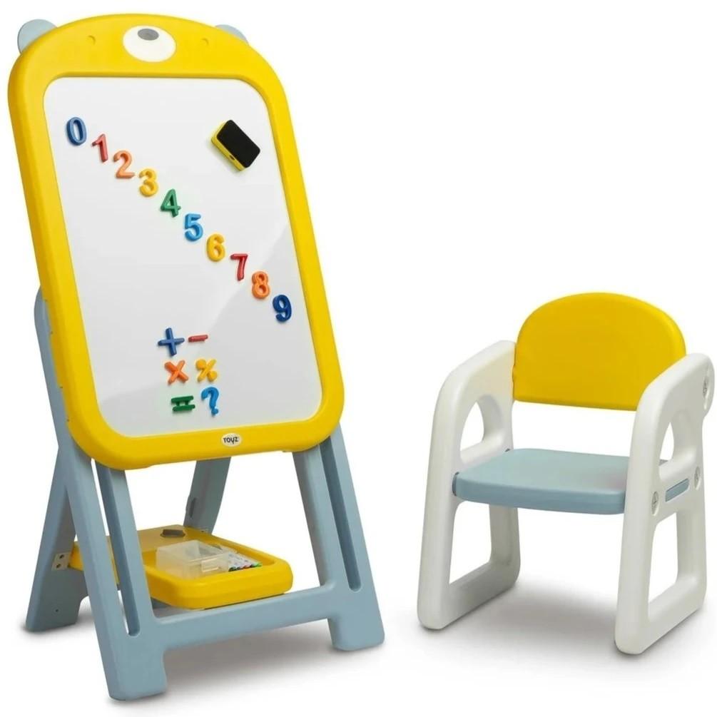 Tabla de scris pentru copii Caretero Ted Yellow