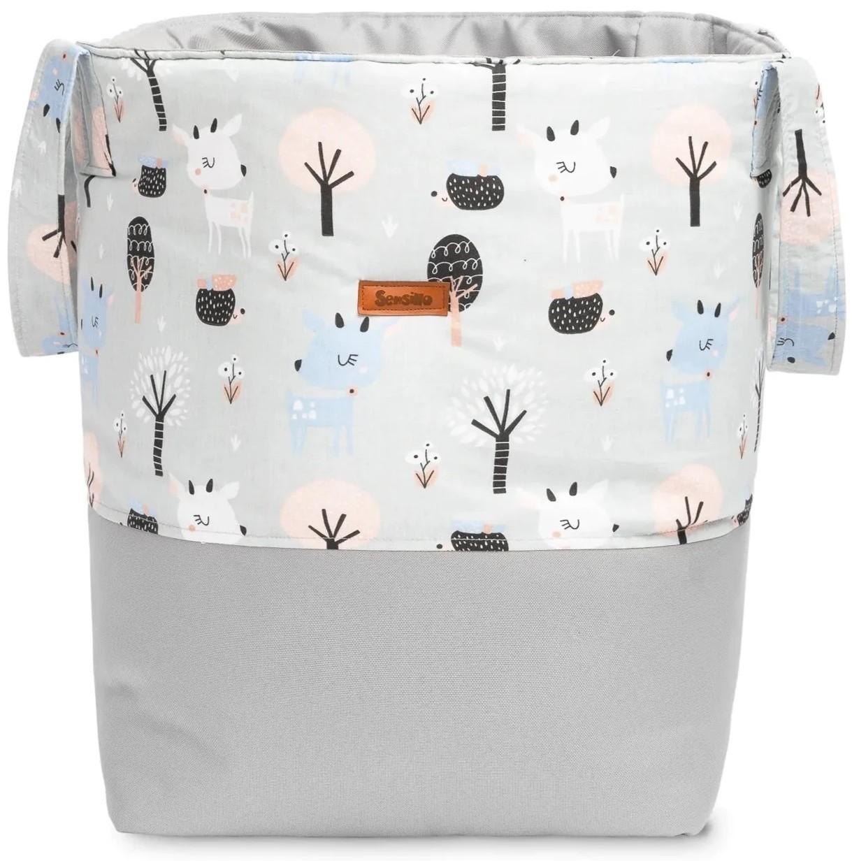 Корзина для игрушек Sensillo Goats Grey