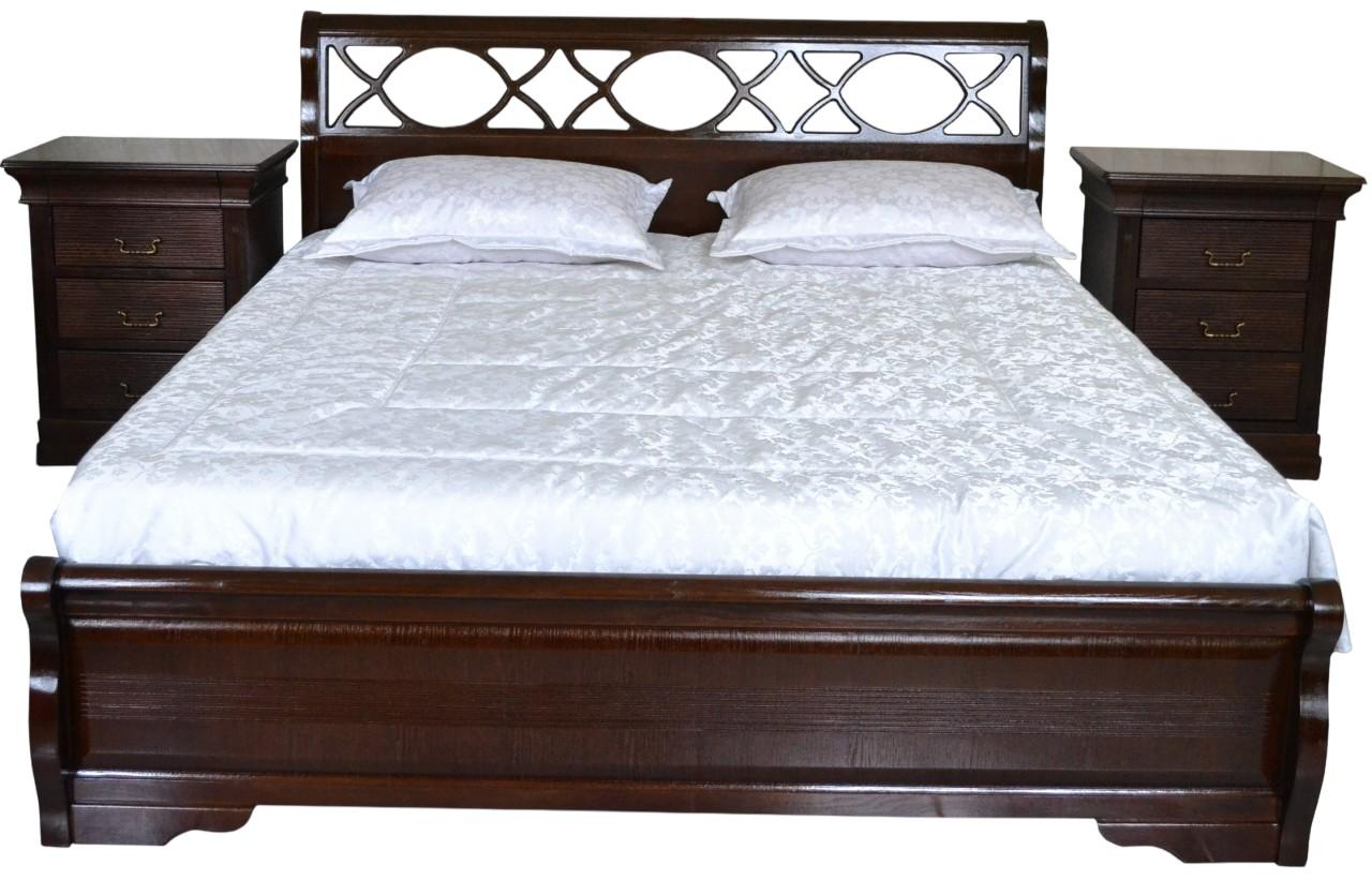 Кровать Viitorul Serenada 160x200 см Дуб Темный