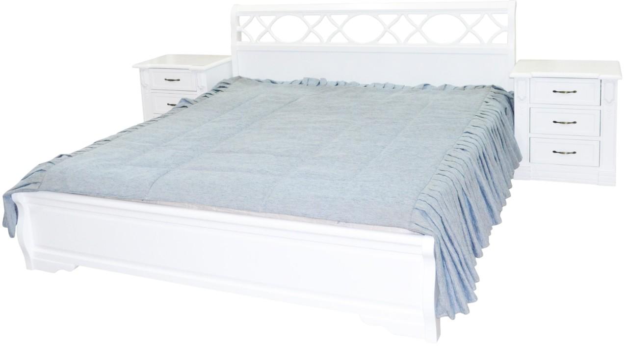 Кровать Viitorul Serenada 160x200 см Белый
