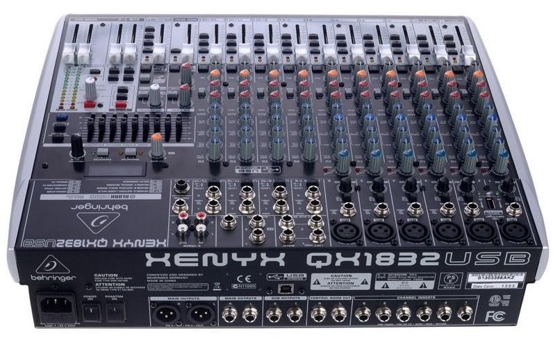 Mixer analogic Behringer Xenyx QX1832USB