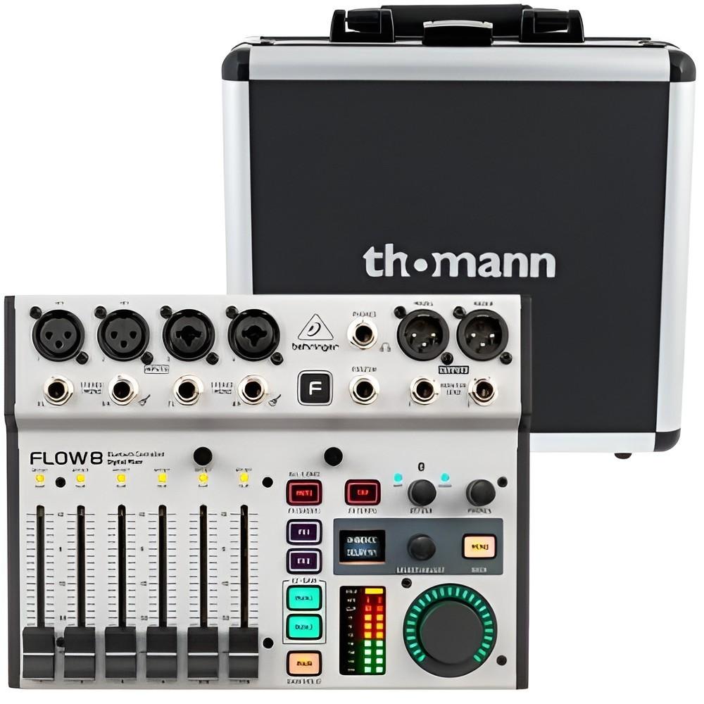 Mixer digital Behringer Flow 8 Case Bundle - SET
