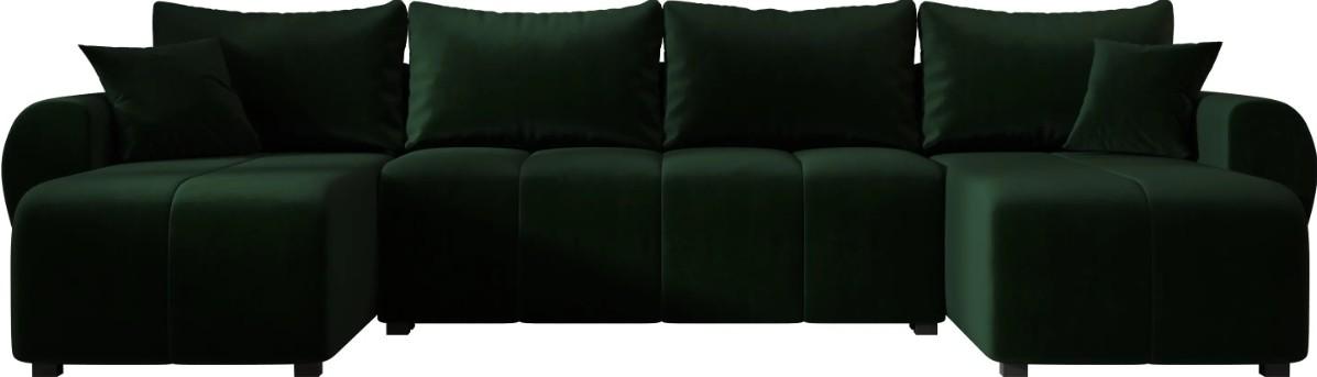 Угловой диван Space Meble Molisa U Itaka 10 Green Dark