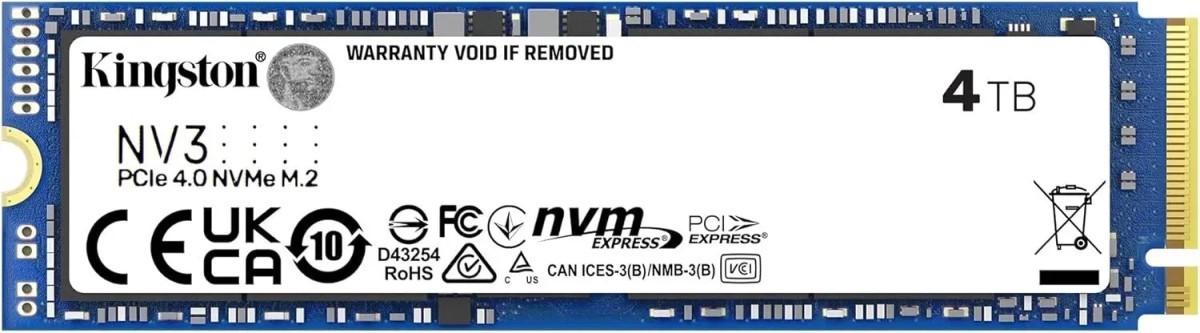 SSD Kingston NV3 4.0TB (SNV3S/4000G)