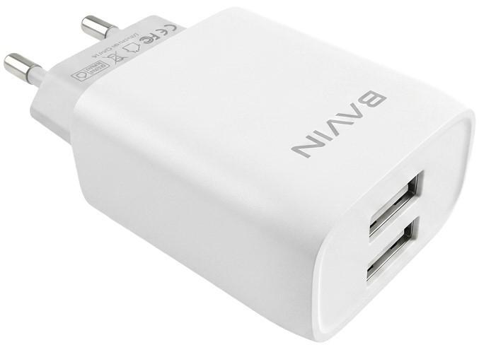 Зарядное устройство для телефона BAVIN PC956Y White