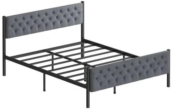 Кровать Trendy Stil 140x190 см Серый