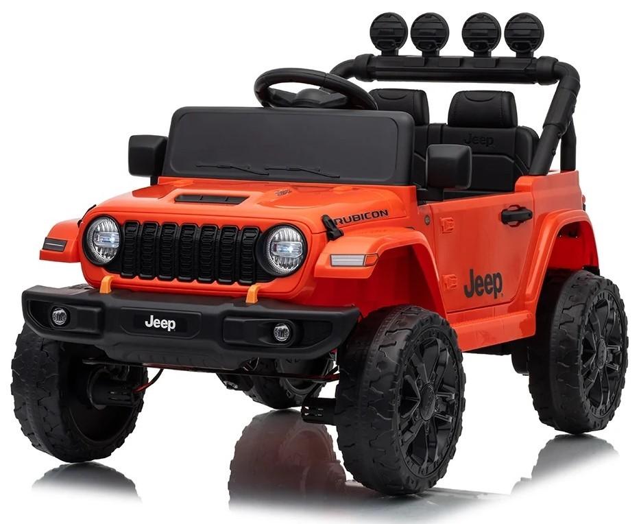 Maşină electrică Dake Jeep Wrangler Rubicon Orange (JWR558/1)