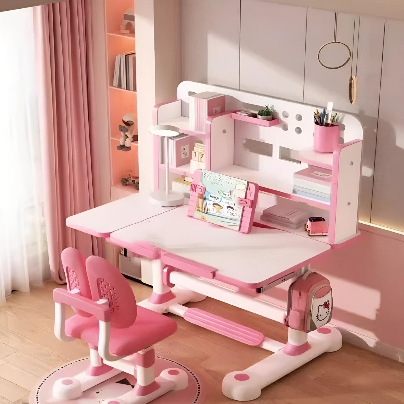 Masă de scris pentru copii CAIDER Pink 678945