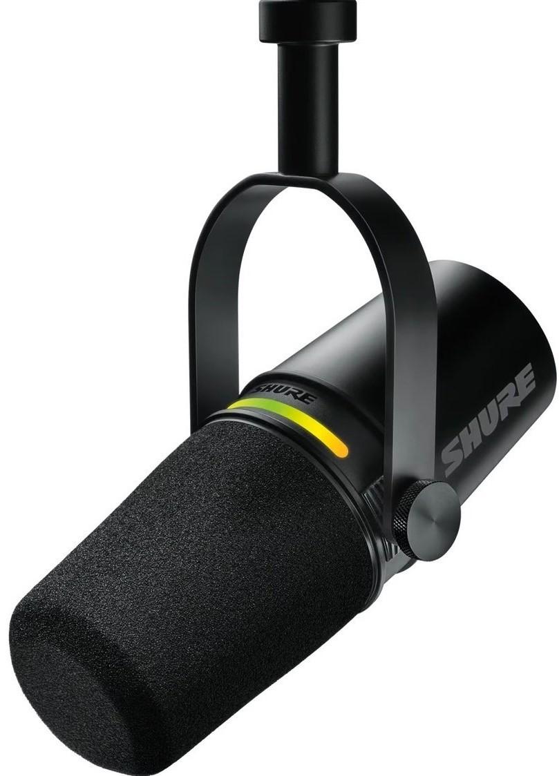 Микрофон вокальный Shure MV7+ Black