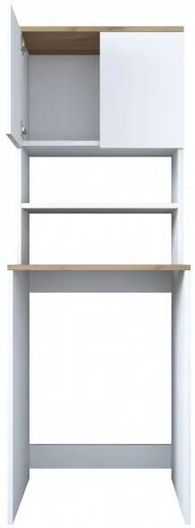Dulap de baie Trendy KD101 - 1950 Alb/Nuc