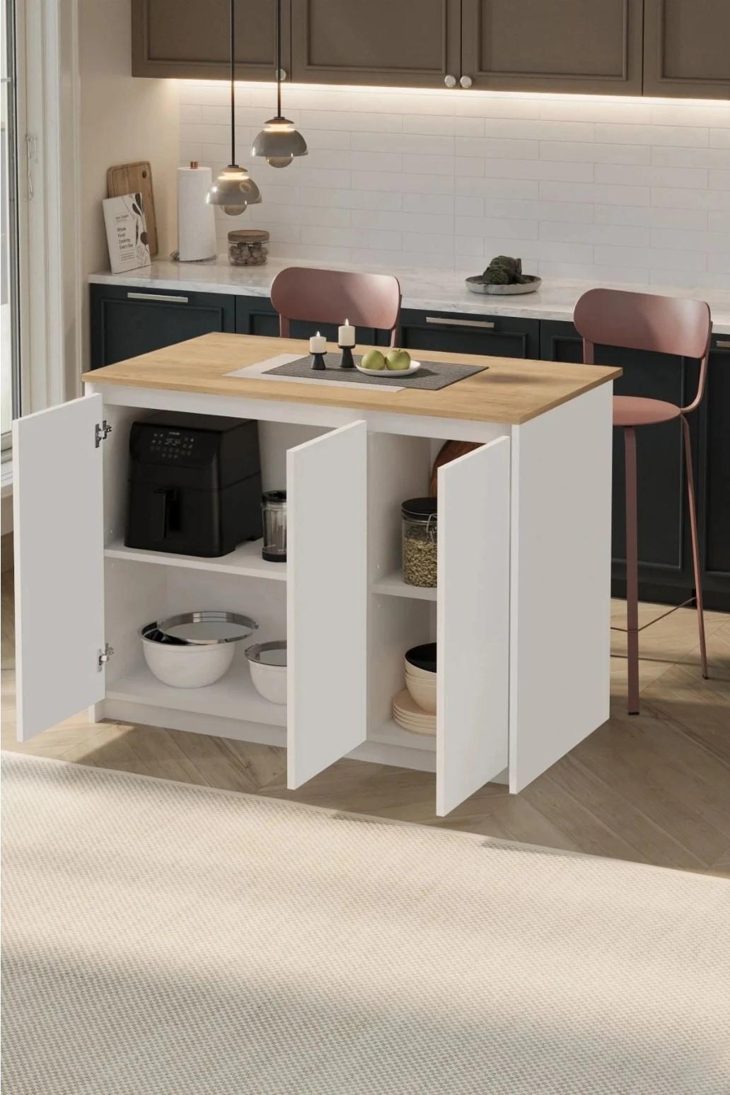 Стол Bofigo 34-18-41 Sapphire Oak/White