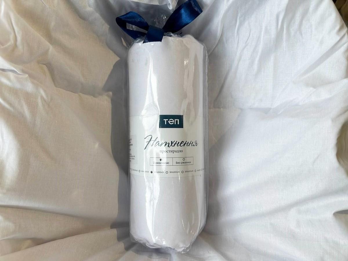 Простынь Relaxe Home Вдохновение 200x200 cm Optical White