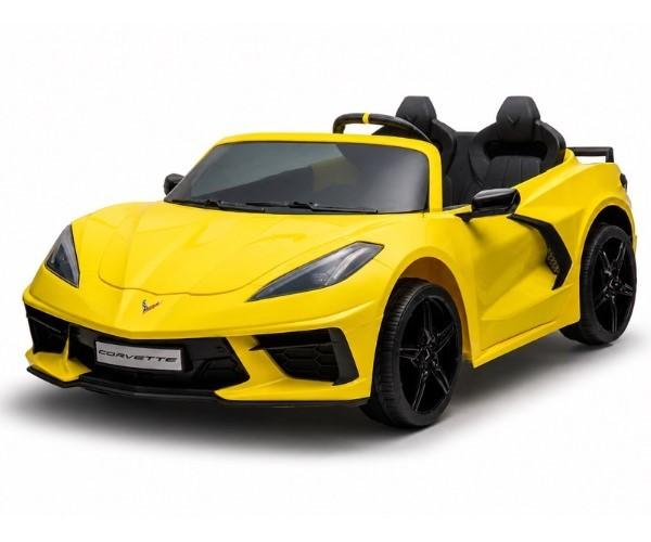 Электромобиль Kids Car Corvette C8 Yellow
