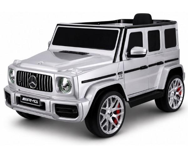 Maşină electrică Kids Car Mercedes-AMG G63 Silver